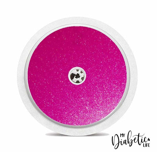 Glitter- FreeStyle Libre Peel, skin and Decal, fgm/cgm sticker - MyDiabeticLife