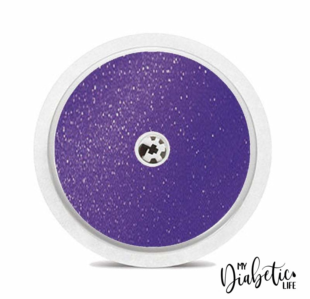 Glitter- FreeStyle Libre Peel, skin and Decal, fgm/cgm sticker - MyDiabeticLife