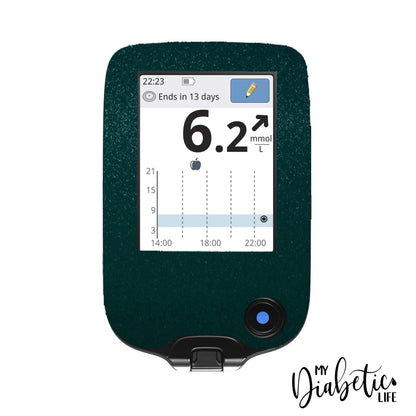 Glitter Colours - Freestyle Libre + Sensor Peel, skin and Decal, glucose meter sticker - MyDiabeticLife