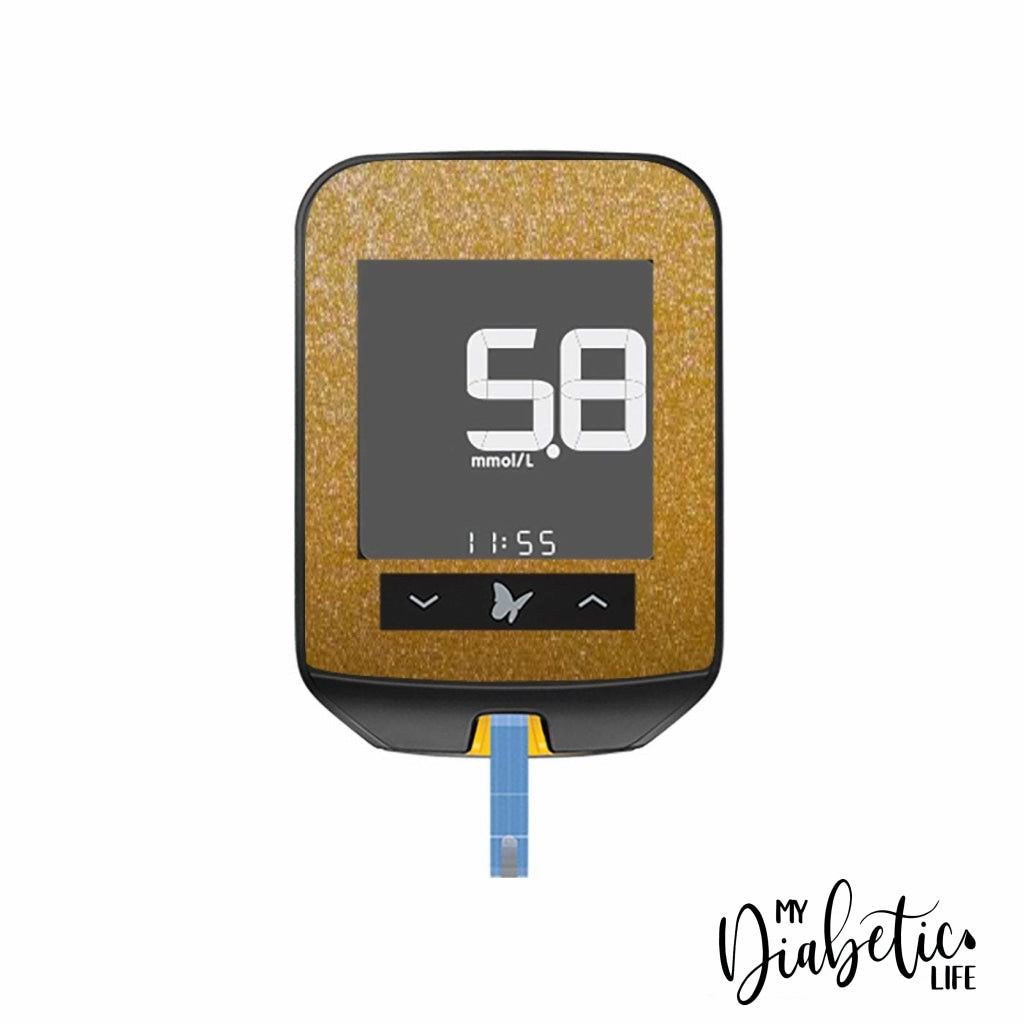 Glitter - Freestyle Optium Neo Peel, skin and Decal, glucose meter sticker - MyDiabeticLife