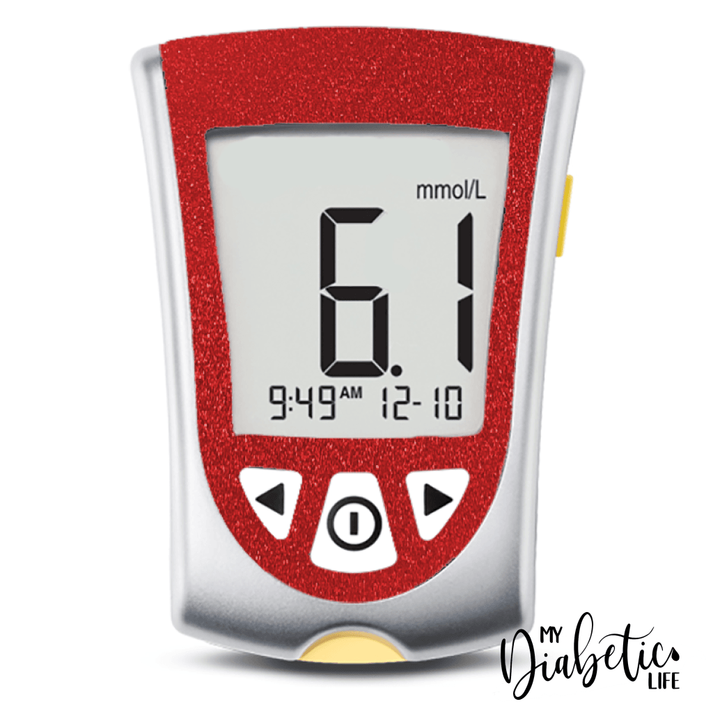 Glitter Colours - Freestyle Optium Peel, skin and Decal, glucose meter sticker - MyDiabeticLife