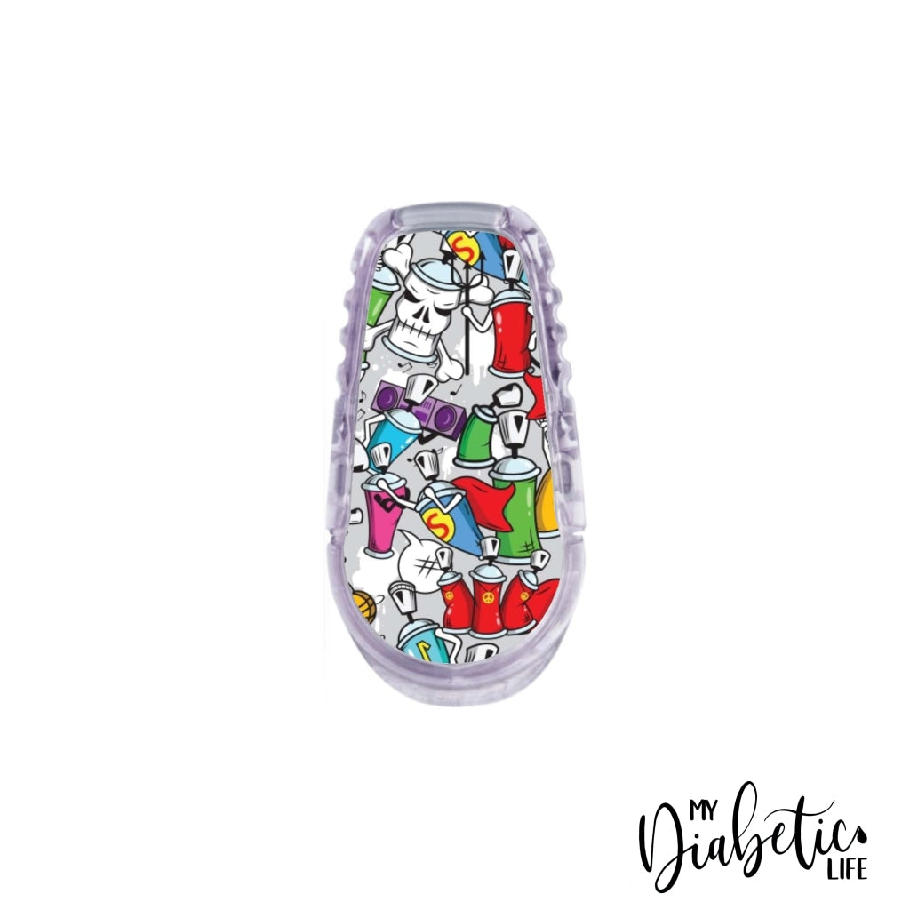 Graffiti - Dexcom Transmitter G6 Peel Skin And Decal Cgm Sticker