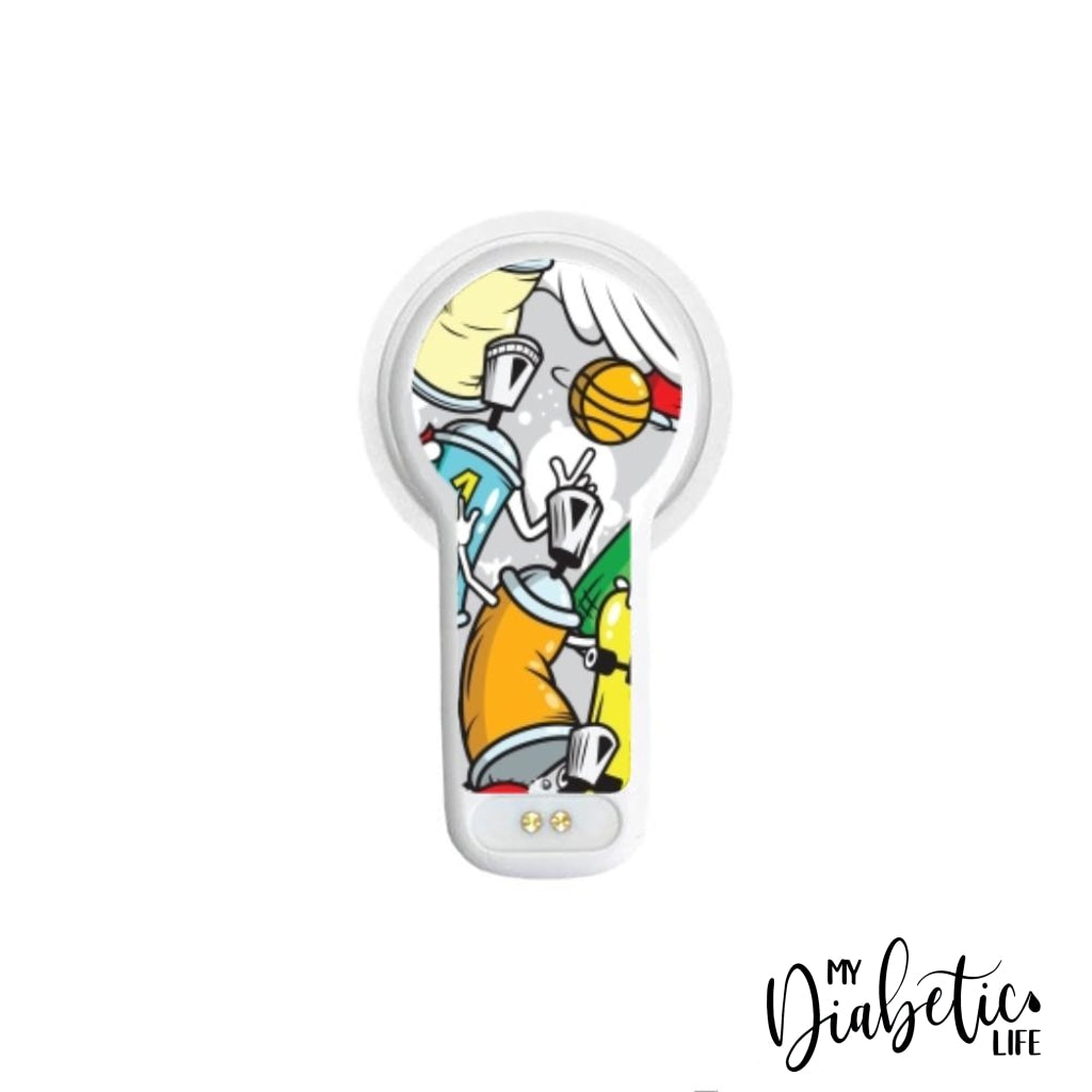Graffiti - Maio Maio 2 Peel, skin and Decal, fgm/cgm sticker - MyDiabeticLife