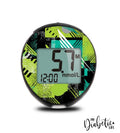 Green Grunge - True Metrix Go Peel Skin And Decal Glucose Meter Sticker Go