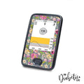 Grey Florals - Dexcom G6 Peel, skin and Decal, glucose meter sticker - MyDiabeticLife