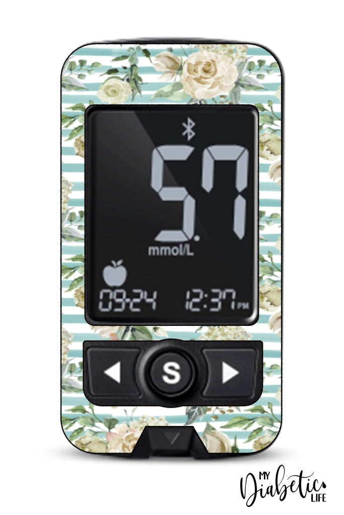 Hamptons - Caresens N Premier, skin and Decal, glucose meter sticker - MyDiabeticLife