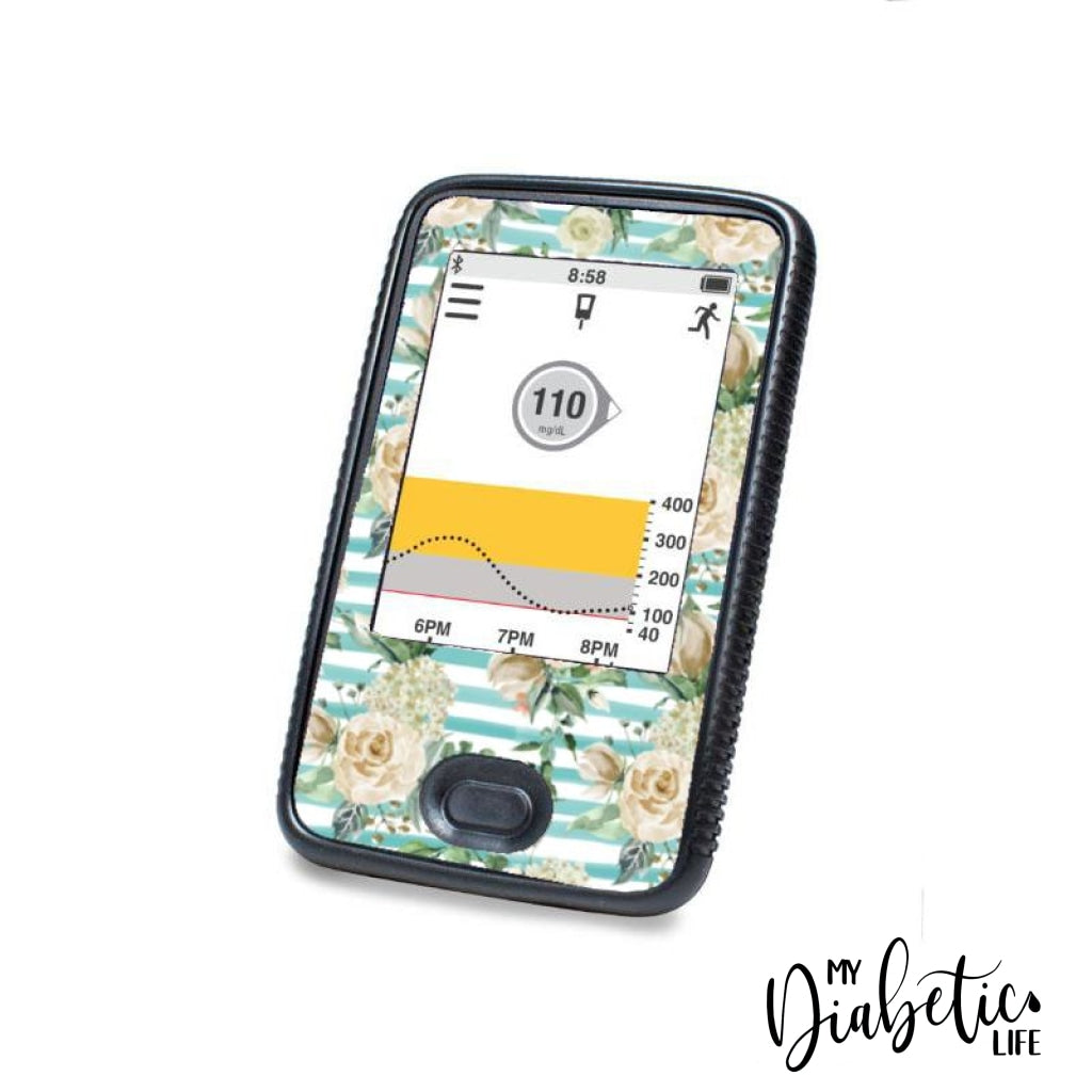 Hamptons - Dexcom G6 Peel, skin and Decal, glucose meter sticker - MyDiabeticLife