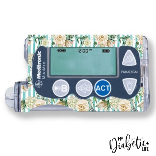 Hamptons - Medtronic Paradigm Series 7 Skin And Decal Insulin Pump Sticker