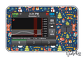 Happy Holidays - Tandem Tslim x2 Pump Peel, skin and Decal, insulin pump sticker - MyDiabeticLife