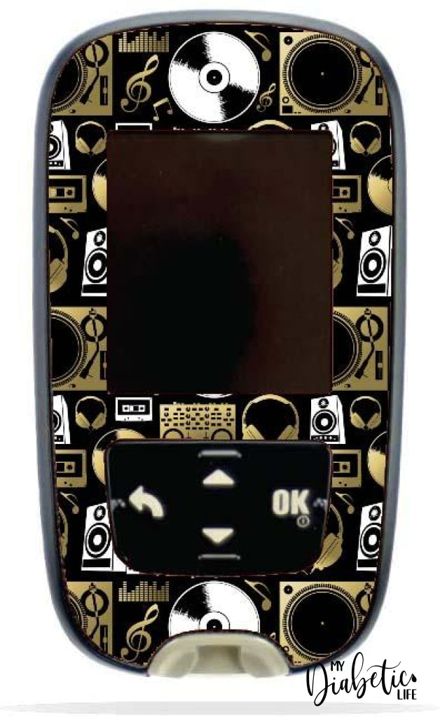 Hey Dj - Accu-Chek Guide Peel Skin And Decal Glucose Meter Sticker