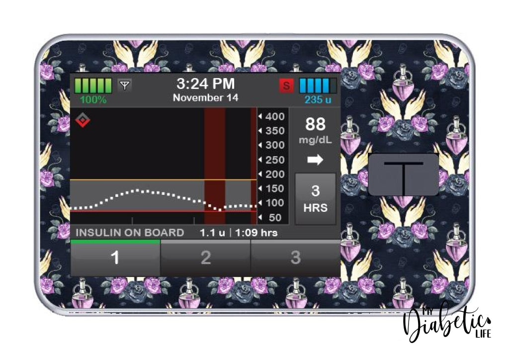 Tandem T:Slim X2 Pump Stickers by My Diabetic Life – MyDiabeticLife
