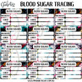 Hodge Podge - 12 Blood Sugar Trackers For Planners Stickers