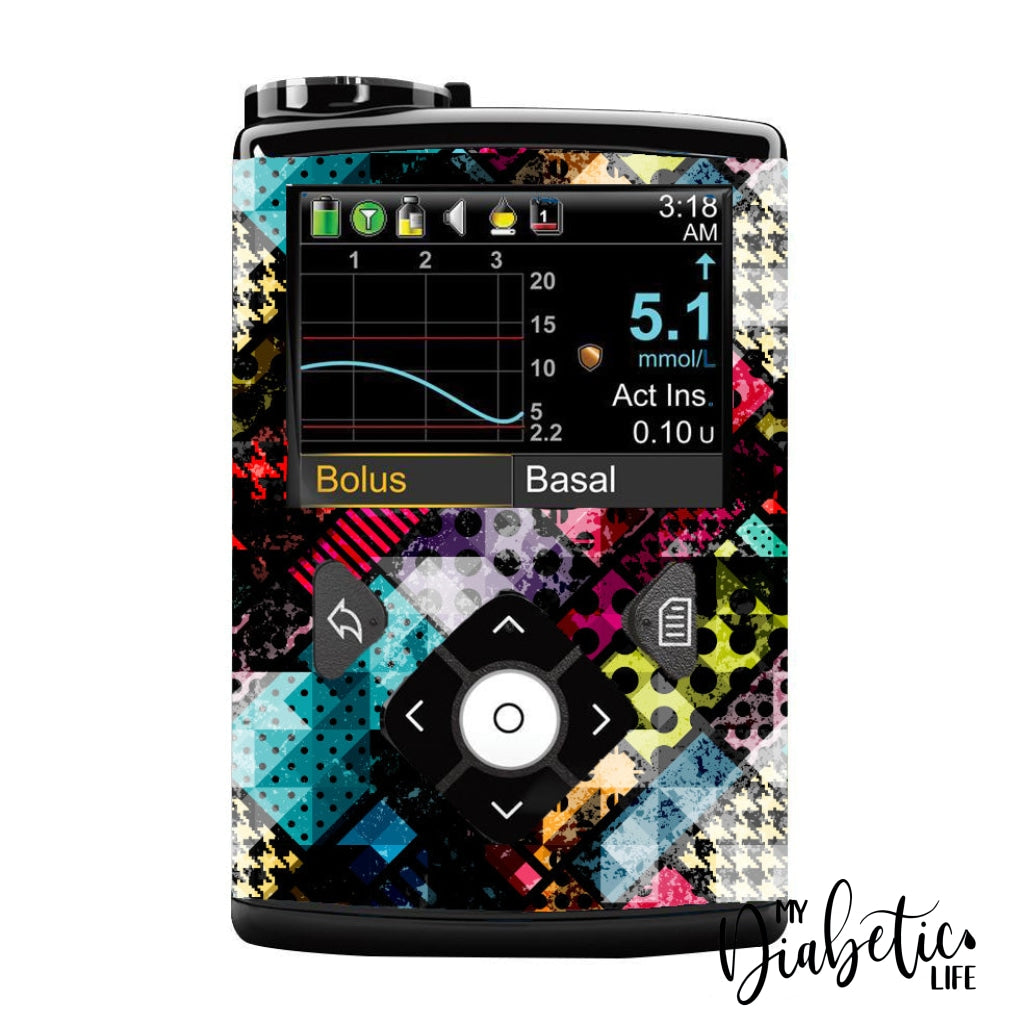 Hodge Podge - Medtronic Pump (630/640/670/770) Sticker Full Cover W/clip 630/640/670