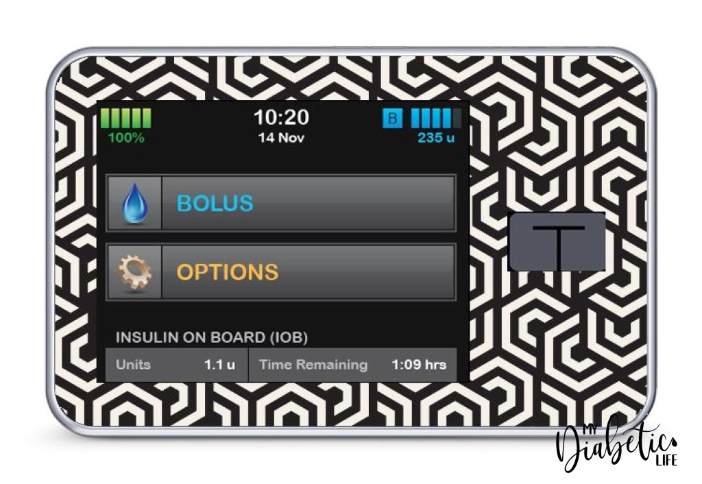 Hypnotic - Tandem Tslim X2 Pump Peel Skin And Decal Insulin Pump Sticker T:slim