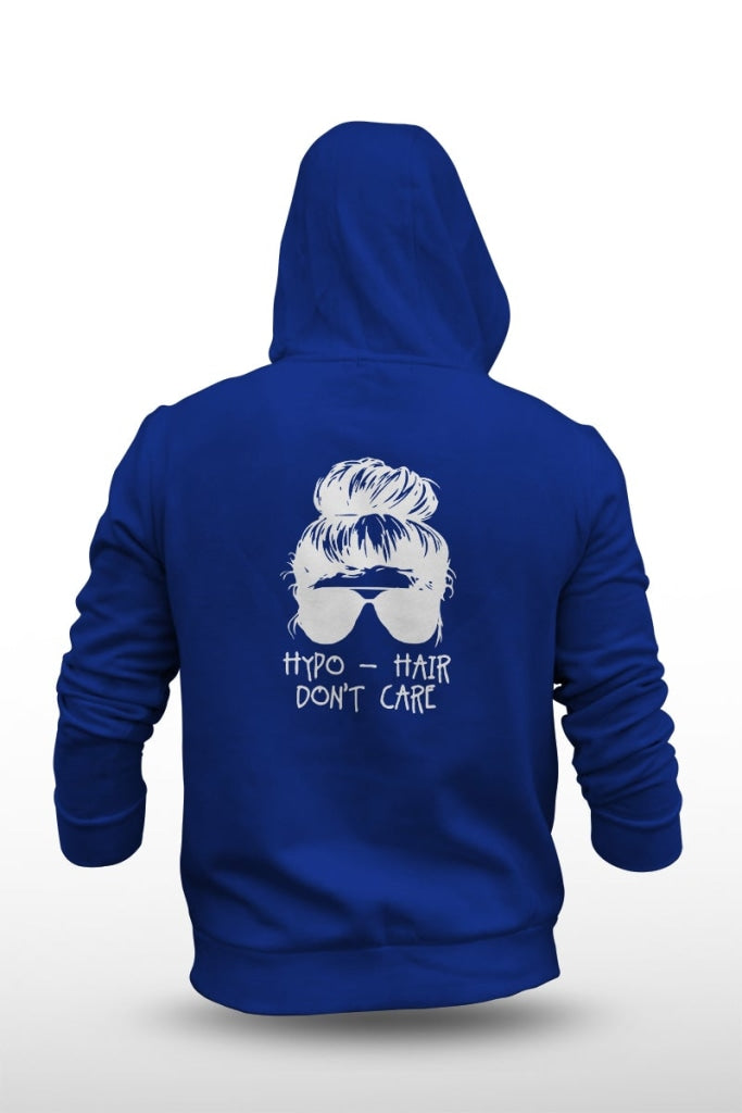Hypo Hair Dont Care - Diabetes Awareness Medical Conditions Type One Diabetic Basic Hoodie Unisex