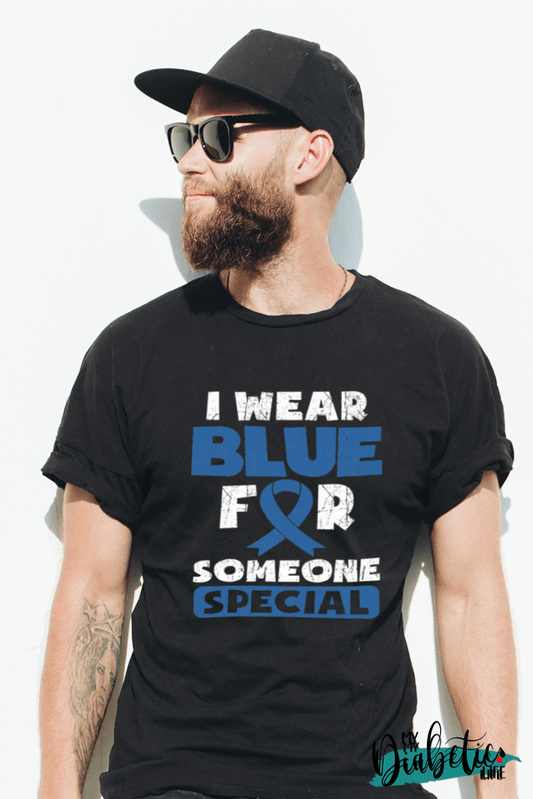I Wear Blue For Someone Special - Unisex T-Shirt S / Black Shirts