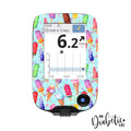 Ice Creamery- Freestyle Libre + Sensor Peel Skin And Decal Glucose Meter Sticker Freestyle