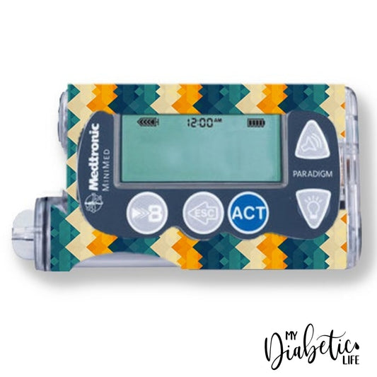 Inca Blanket - Medtronic Paradigm Series 7 Skin And Decal Insulin Pump Sticker
