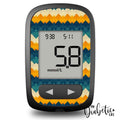 Incan Blanket - Accu-Chek Guide Me Peel Skin And Decal Glucose Meter Sticker