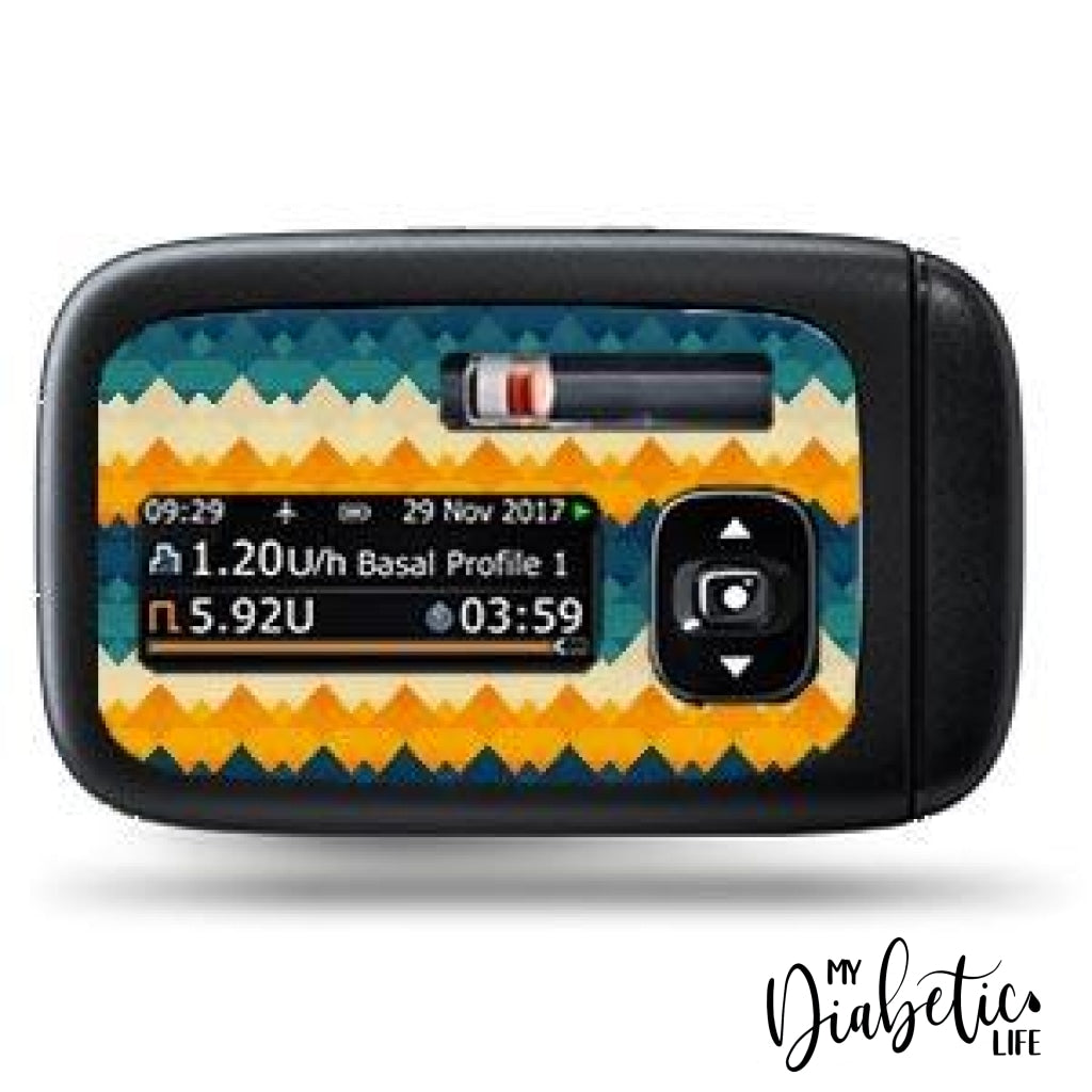 Incan Blanket - Accu-Chek Insight Peel Skin And Decal Insulin Pump Sticker Accu-Chek