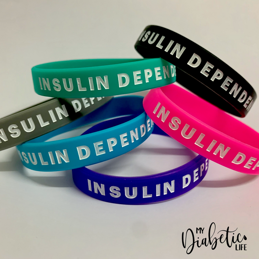Insulin Dependent Medical Id Wristband