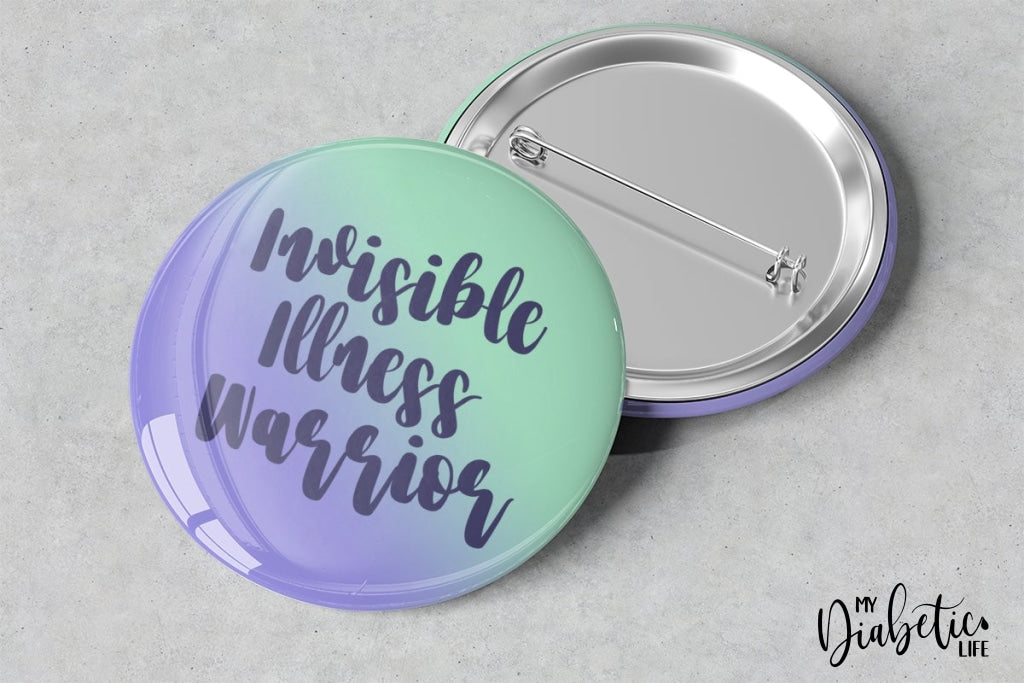 Invisible Illness Warrior - 25Mm Badge Badge/magnet