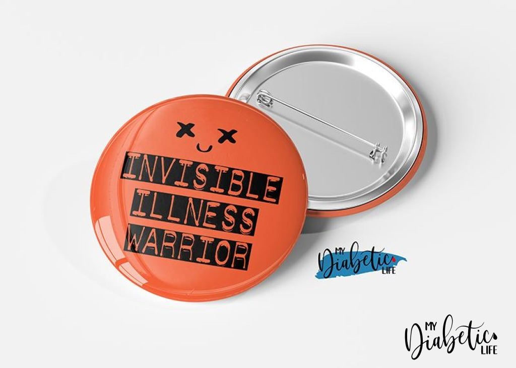 Invisible Illness Warrior - Magnet Or Badge Medical Alert Diabetes Type One Diabetic Badge/magnet