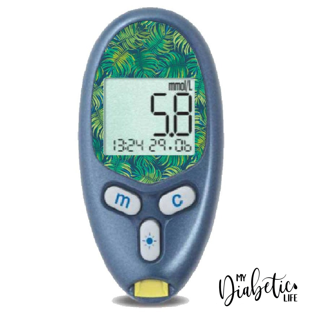 Jungle Leaves - Freestyle Lite Peel Skin And Decal Glucose Sticker Freestyle Lite