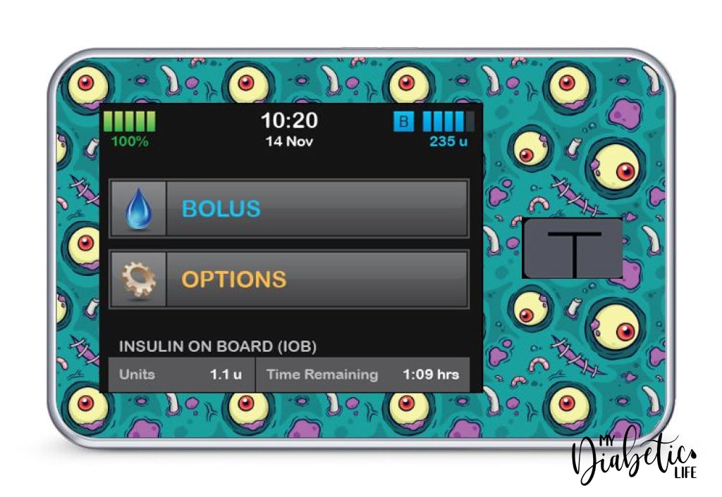 Tandem T:Slim X2 Pump Stickers by My Diabetic Life – MyDiabeticLife