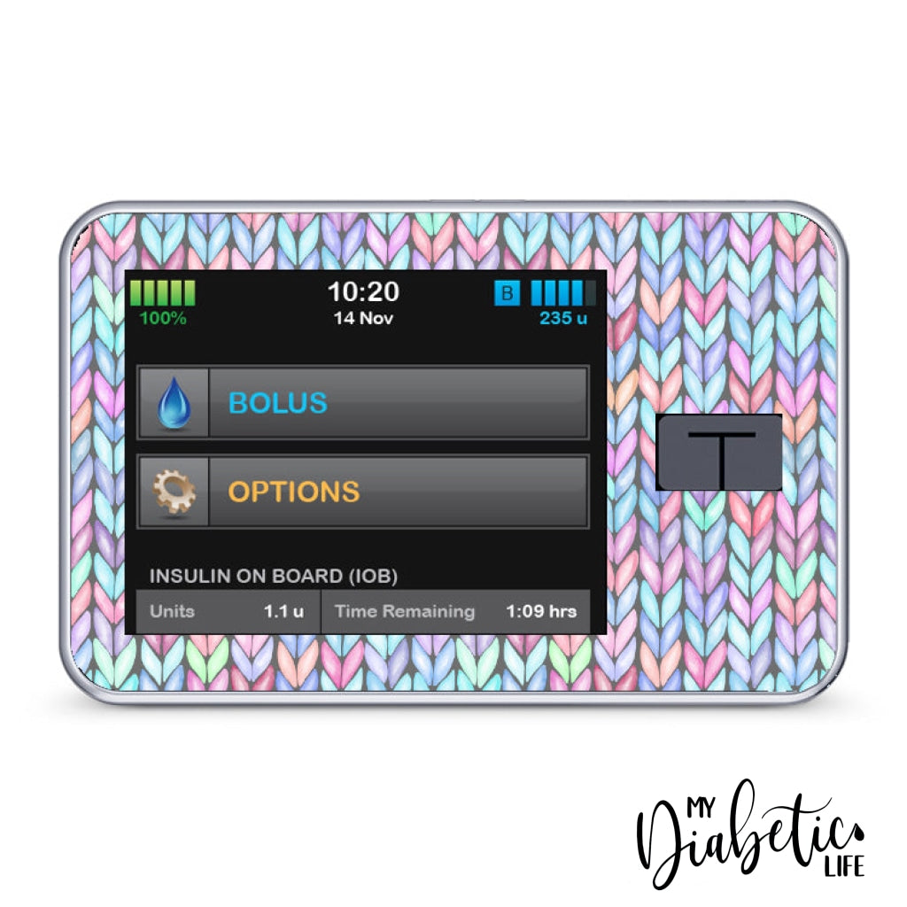 Knitted Jumper - Tandem T:slim X2 Pump Sticker X2