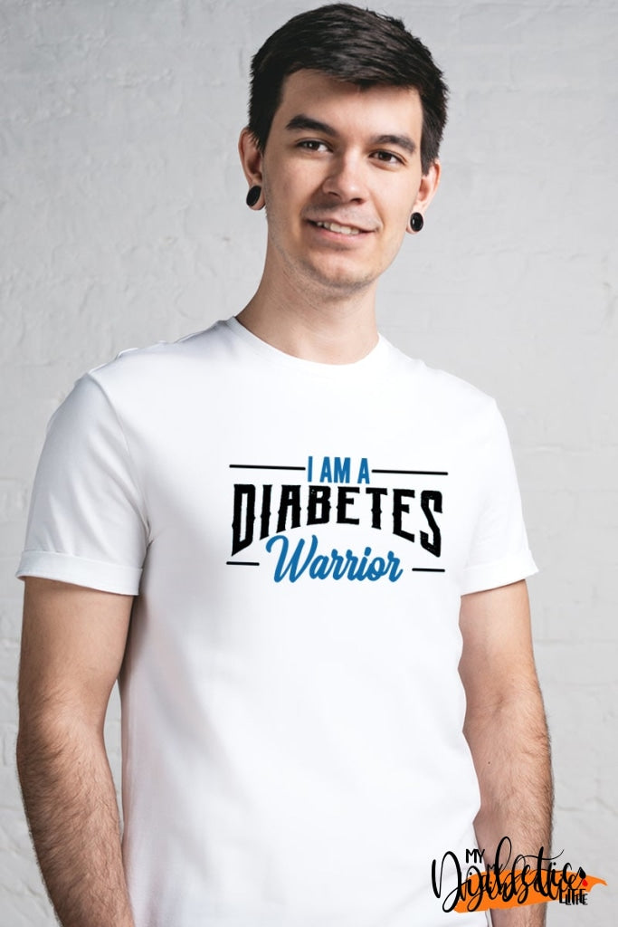 L Am A Diabetes Warrior - Unisex T-Shirt S / White Shirts