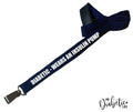Navy Lanyard - Medical Alert Id Diabetic Wears An Insulin Pump Same As Pictured