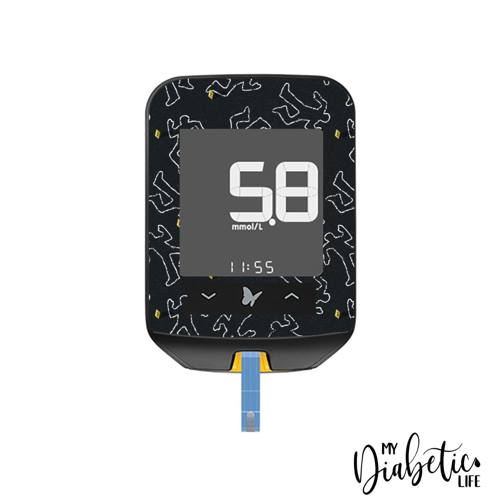 Law And Order - Freestyle Optium Neo Peel Skin Decal Glucose Meter Sticker Freestyle