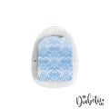 Light Blue Damask - Omnipod Peel, skin and Decal, insulin pump sticker - MyDiabeticLife