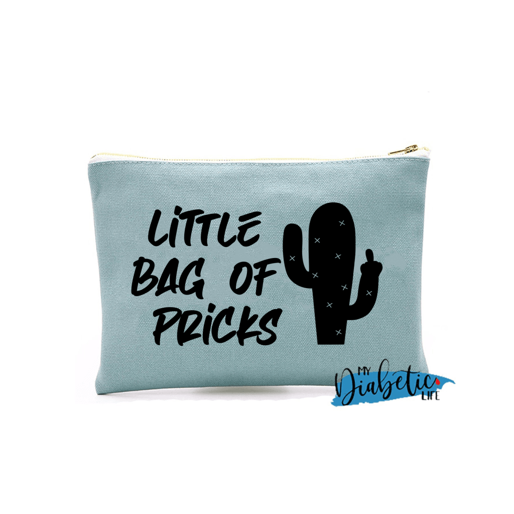 Little Bag Of Pricks - Diabetes Carry Bag Diabetic Accessories Storage For Medication Mint Storage