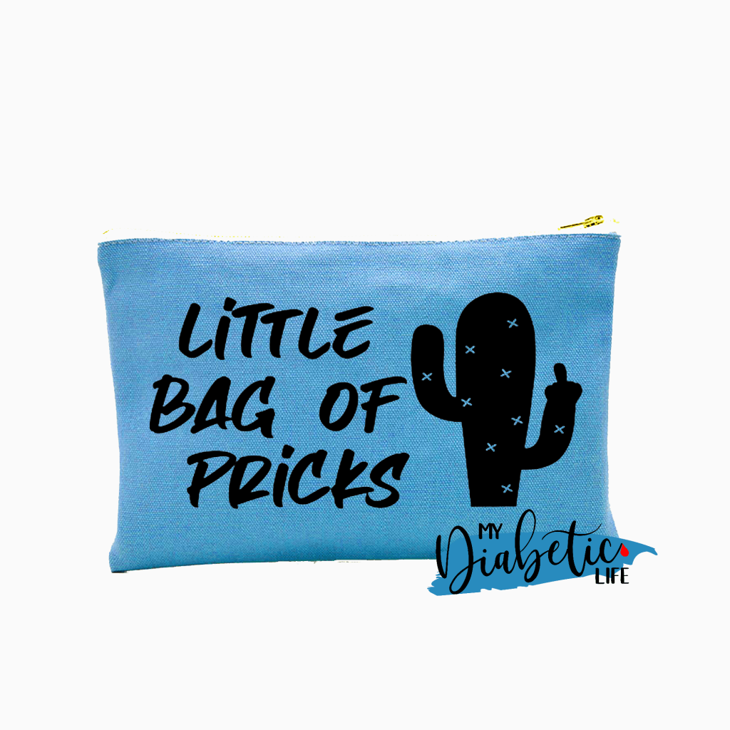 Little Bag Of Pricks - Carry All Storage Bag Blue Storage Bags