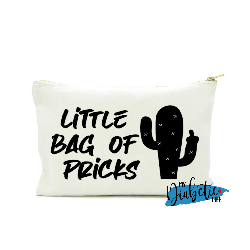 Little Bag Of Pricks - Diabetes Carry Bag Diabetic Accessories Storage For Medication Natural