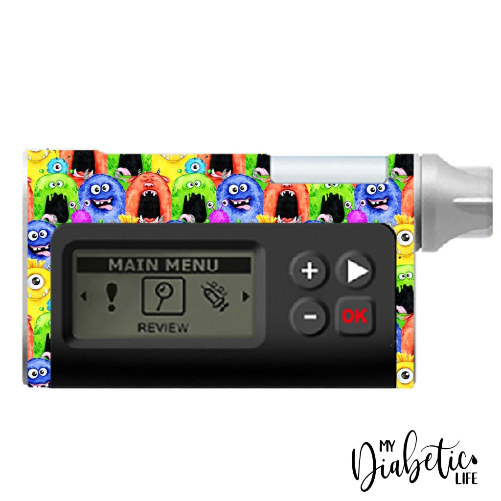 Little Monsters - Dana Rs Insulin Pump Sticker Peel Skin And Decal Rs