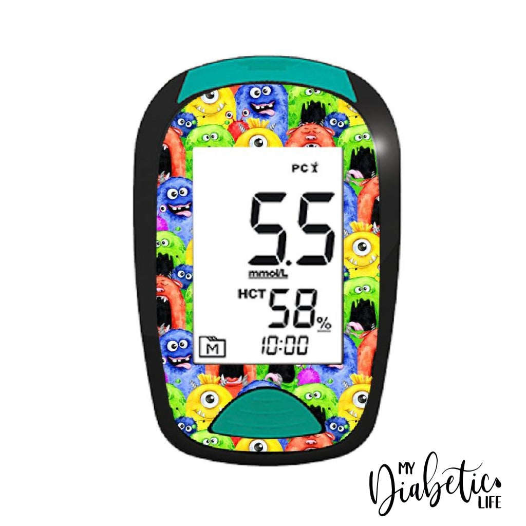 Little Monsters - Lifesmart Two Plus Peel Skin And Decal Glucose Meter Sticker Twoplus
