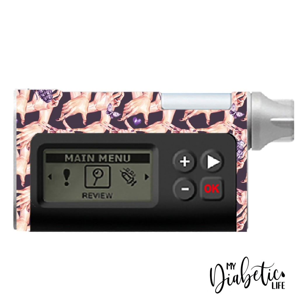 Love & War- Dana Rs Insulin Pump Sticker Peel Skin And Decal Rs