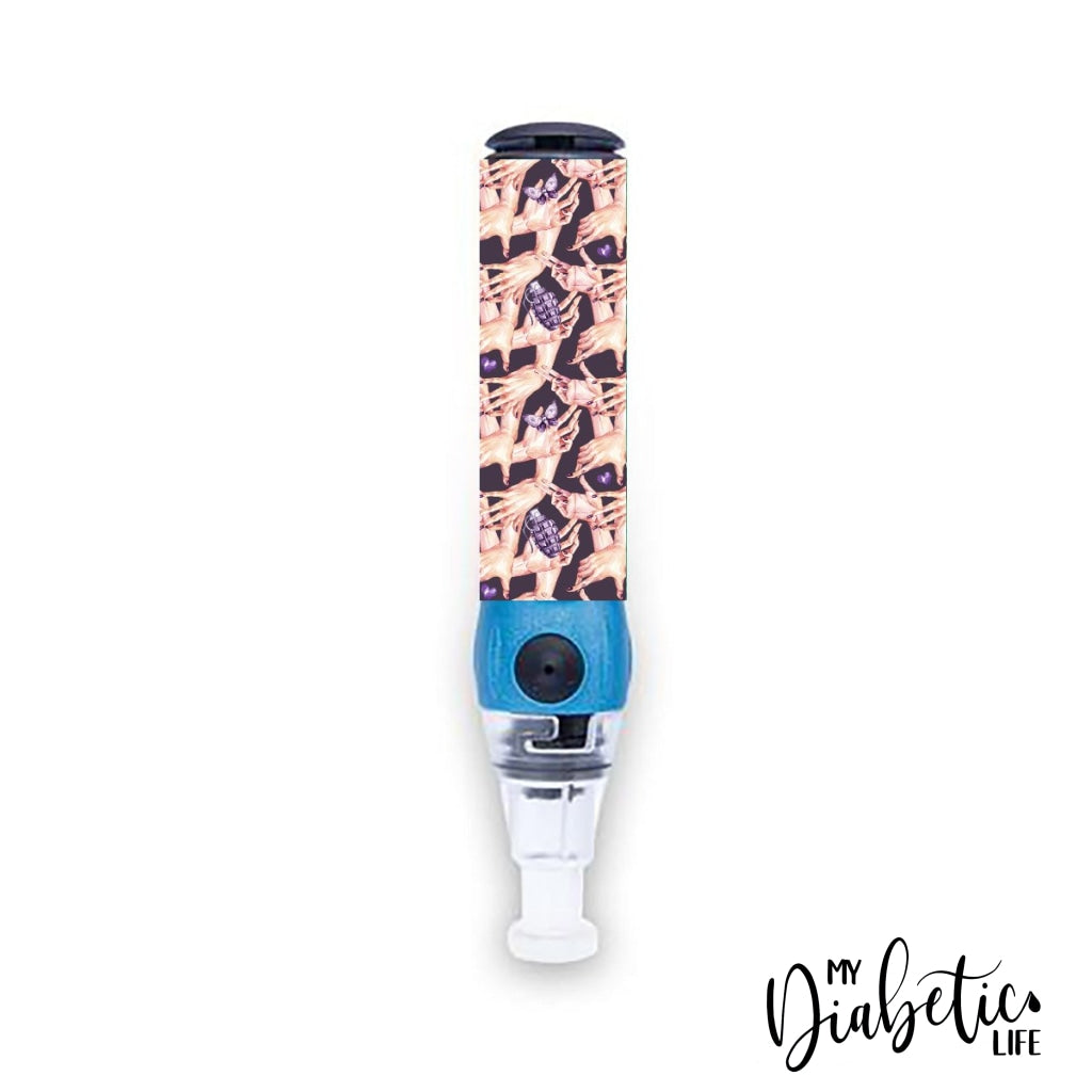 Love & War- Genteel Lancing Device Peel Decal Skin Sticker