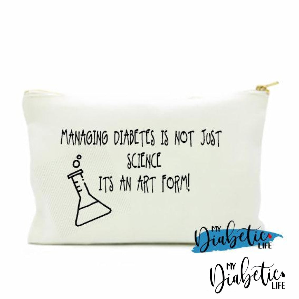 Managing Diabetes, is not just science its an art form - Insulin test kit bag, diabetes accessories, storage bag for medication - MyDiabeticLife