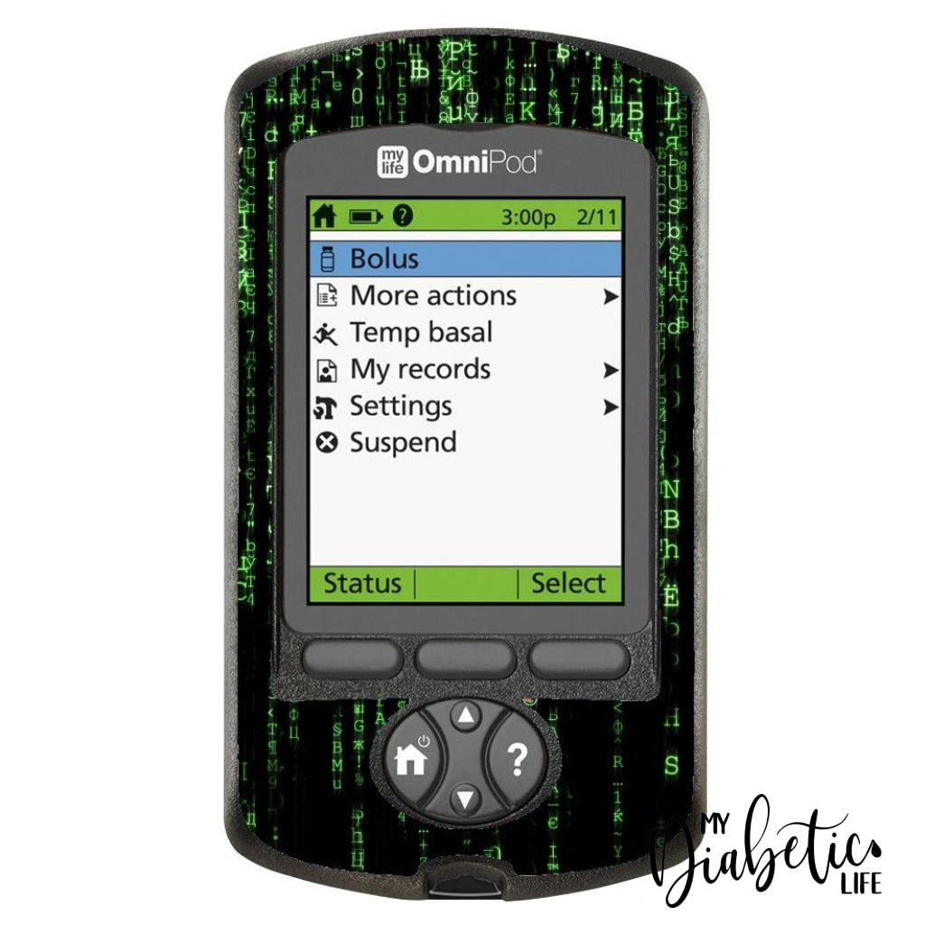Matrix - Omnipod Pdm Sticker