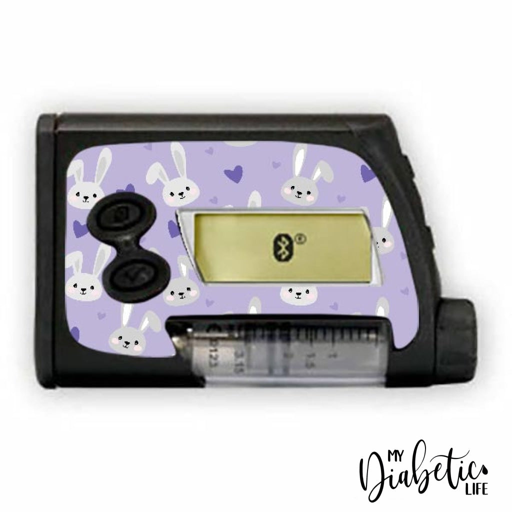 Mauve Rabbit! - Accu-Chek Spirit Combo Sticker Accu-Chek