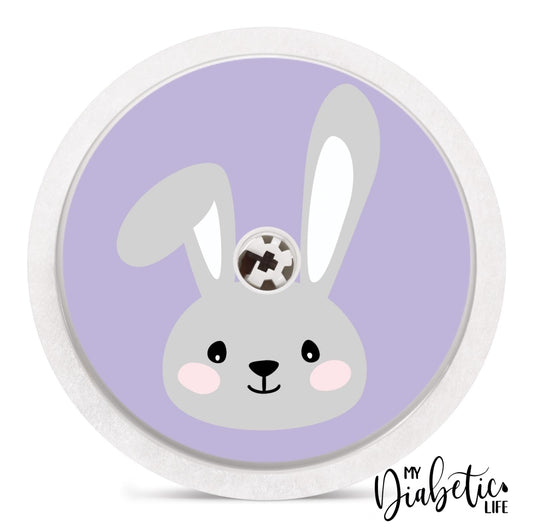Mauve Rabbit! - Freestyle Libre Sensor Stickers 1 & 2