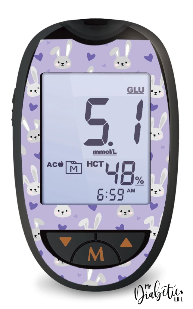 Mauve Rabbit! - Glucokey & Connect Sticker