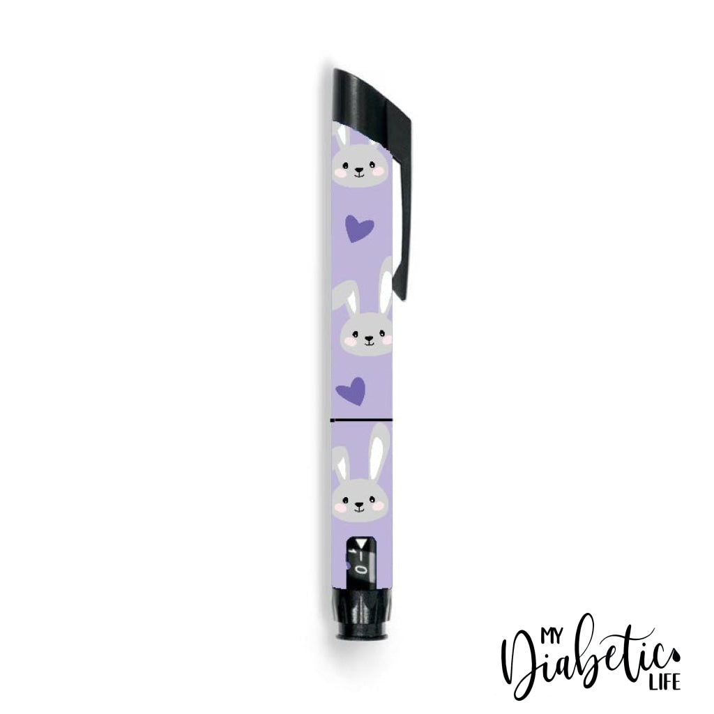 Mauve Rabbit! - Junior Star Insulin Pen Sticker Juniorstar