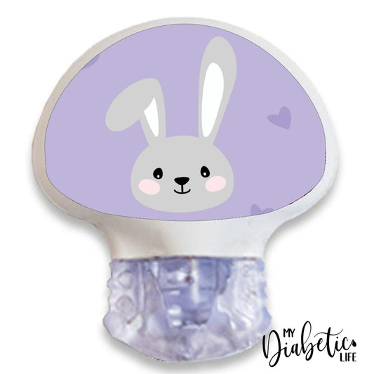 Mauve Rabbit! - Medtronic Enlite Sticker