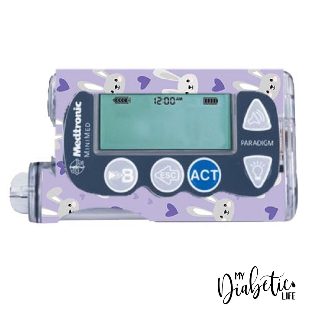 Mauve Rabbit! - Medtronic Paradigm Series 7 Sticker