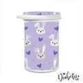 Mauve Rabbit! - Test Strip Canister Sticker Fits Contour Next Freestyle Lite Glucokey Rightest Gs700